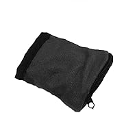 Carbon Fiber Slim Wallet Pocket Wallet Wrist Wallet Fabric Wallets for Women (Black, One Size)