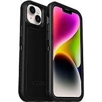 OtterBox iPhone 14 & iPhone 13 (Only) - Defender Series Case - Black - Rugged & Durable - with Port Protection - Case Only - Non-Retail Packaging