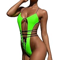 Women's One Piece Swimsuit Sexy Supportive Bikini Tops for Large Bust 1 Piece Bikini Separate Swimsuit