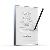 reMarkable Starter Bundle – reMarkable 2 is The Original Paper Tablet | Includes 10.3” reMarkable Tablet, Marker Plus Pen with Built-in Eraser, and 1-Year Free Connect Trial