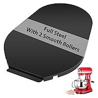 Mixer Sliding Tray for KitchenAid 5-8 Qt Bowl-lift Stand Mixer - Metal Rolling Tray Kitchen Countertop Appliance Slider Storage Moving Caddy with Wheel for Kitchen Aid 5-8 Qt Mixer
