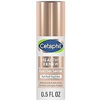 Hydrating Eye Gel Serum, 0.5 Oz - Reduces Dark Circles & Wrinkles, 24Hr Under Eye Cream, Retinol Alternative Peptide for Sensitive Skin