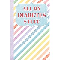 All My Diabetes Stuff: Blood Sugar Log Book | Daily Record | Weekly Page | Two Year Glucose Tracker