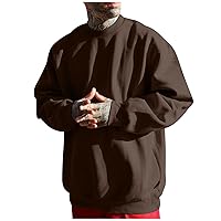 Mens Hoodies Soild Color Long Sleeve Hoodie Hooded Sweatshirt Tops Jacket Coat Outwear