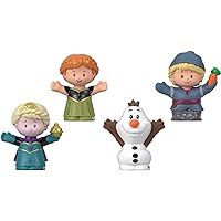 Little People Toddler Toys Disney Frozen Elsa & Friends Figure Set with Anna Kristoff & Olaf for Ages 18+ Months