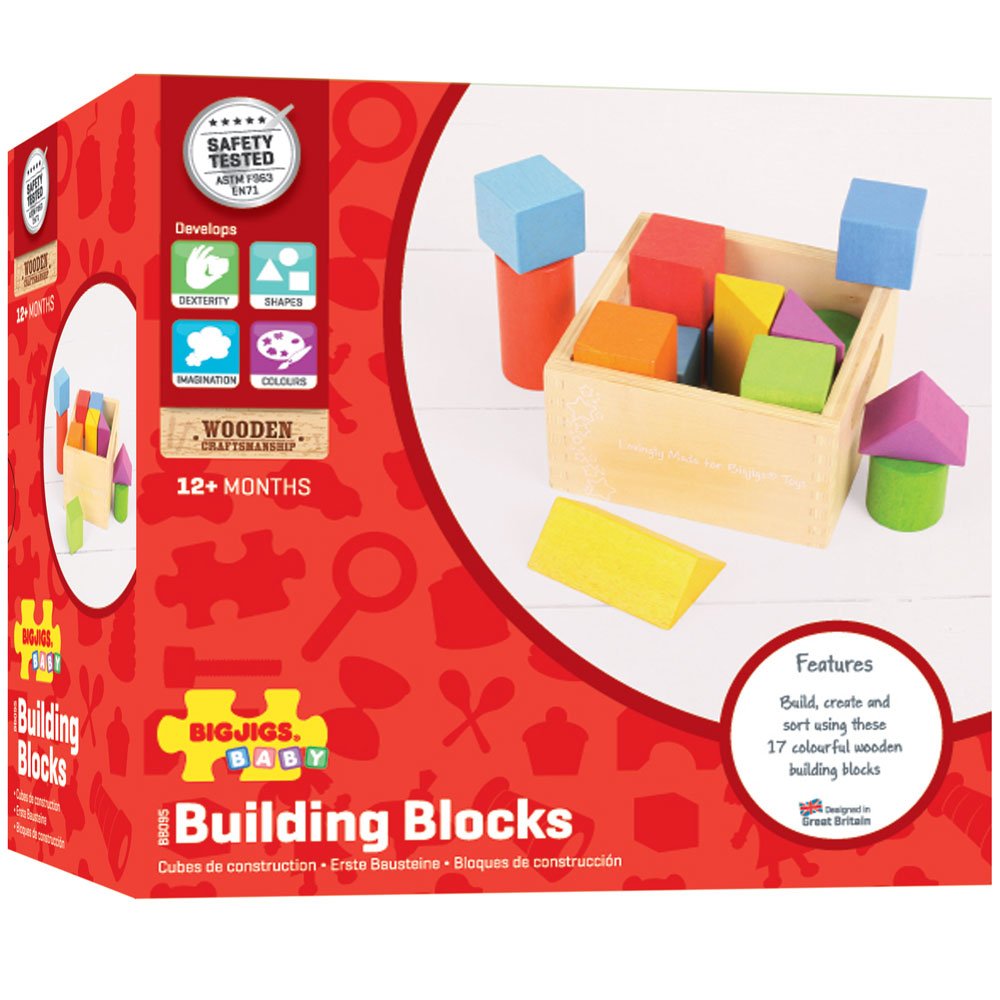 Bigjigs Toys First Building Blocks