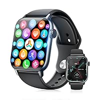 (2024 Released) Smartwatch, Bluetooth 5.3 Calling Function, iPhone/Android Compatible, Activity Tracker, Pedometer, IP68 Waterproof, Long Lasting Battery, Wristwatch, Custom Dial, Call/Message