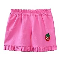 iiniim Toddler Girls Cotton Ruffle Shorts Baby Summer Bloomers Underwear Diaper Cover
