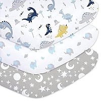 Crib Sheets for Baby Boys 3 Pack, 28