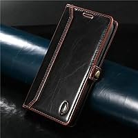 for S22 S21 FE S20 S23 Ultra Case Leather Wallet Shield for Samsung Galaxy S22 Plus S9 S10 23 Note 20 Flip Cover,Brown,for Galaxy Note 20