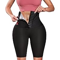 KUMAYES Sauna Sweat Pants for Women High Waist Slimming Shorts Compression Thermo Workout Exercise Body Shaper Thighs