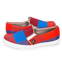 Original Canvas Slip-On Sneaker, Mens, Red/Blue
