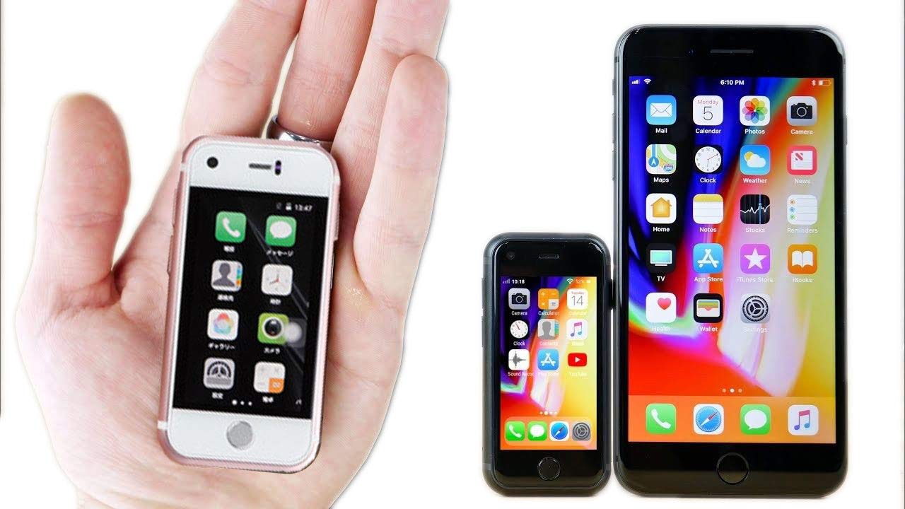 iLight Mini Smartphone 7Plus, World's Smallest 7S Android Mobile Phone, Super Small Tiny Micro 2.4
