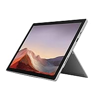 Microsoft 12.3 Touchscreen Surface Pro 7, Intel Core i3-1005G1, 4GB RAM, 128GB SSD, Integrated Intel UHD Graphics, Windows 10 Pro, PVW-00001, Platinum (Renewed)