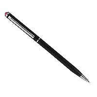 Black Ballpoint Pen topped with Fuchsia Crystal- MADE WITH SWAROVSKI ELEMENTS