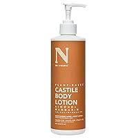 Dr. Natural Castile Body Lotion, Almond, 16 oz - Plant-Based - Paraben-Free, Sulfate-Free, Cruelty-Free - Made with Organic Shea Butter - Non-Greasy - Body Lotion for Dry Skin