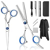 Professional Hair Cutting Scissors Sets Stainless Steel Barber Hairdressing Scissors Salon Multifunctional Thinning Scissors Straight Shears Tools