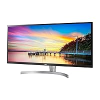 LG UltraWide FHD 34-Inch Computer Monitor 34WK650-W, IPS with HDR 10 Compatibility and AMD FreeSync, White