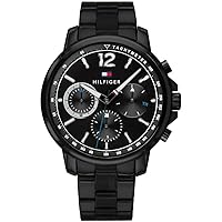 Tommy Hilfiger Black Stainless Steel Watch-1791529