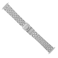 Ewatchparts 20MM WATCH BAND BRACELET COMPATIBLE WITH BREITLING COLT A17380 CHRONOMETRE S.STEEL SHINY SE
