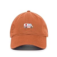 Ambulance Embroidered Baseball Cap Cotton Adjustable Dad Hat