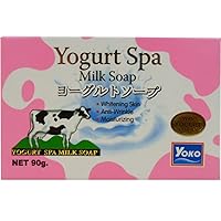 Yogurt Spa Milk Soap Enriched Vitamin Natural Moisturizing Net Wt 90 G ( 3.17 Oz) Yoko Brand X 2 Boxes
