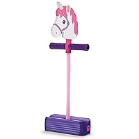Kidoozie Foam Unicorn Pogo Jumper – Fun and Safe Toy for Kids 4+ - Promotes Active Play - Indoor & Outdoor Use