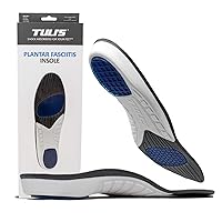 Tuli's Plantar Fasciitis Insoles, Full Length Orthotic Premium Arch Support for Shock Absorption, X-Large