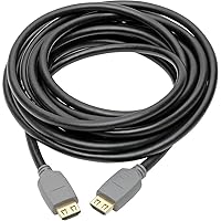 Tripp Lite High Speed 4K HDMI 2.0a Cable with Gripping Connectors (M/M), Black, 15 ft. (P568-015-2A)