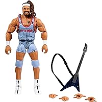 Mattel WWE Rick Boogs Elite Collection Action Figure, Deluxe Articulation & Life-like Detail with Iconic Accessories, 6-inch