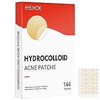 Acne Patch Pimple Patch(144 Pack), Daytime Acne Pimple Patches for Covering Zits and Blemishes, 2 Sizes 144 Patches Acne Absorbing Cover Patch, Invisible Acne Patches For Face Zit Patch Acne Dots