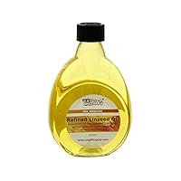 U.S. Art Supply - Refined Linseed Oil -, 500ml / 16.9 Fluid Ounce Container