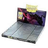 Dragon Shield Standard Size Cards – 24-Pocket Page Non-Glare Sheet – 50 Pages - MTG Card Sleeves are Smooth & Tough - Compatible with Pokemon, Yugioh, & Magic The Gathering Card Sleeves