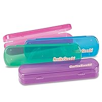 SmileGoods Hard Case for Toothbrush, Assorted Colors, Pack of 72