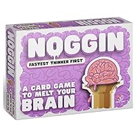 Noggin Party Game - Hilarious Fast-Thinking Word Game, Challenging and Addictive Strategy Card Game for Kids & Adults, Ages 10+, 3+ Players, 10 Minute Playtime, Made