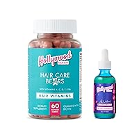 Hollywood Hair Bar | Regular Strength Regrowth Serum and Gummy Vitamin Bundle
