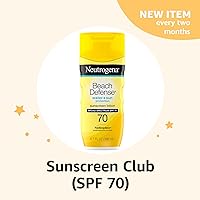 Highly Rated Sunscreen Club – Amazon Subscribe & Discover, SPF 70
