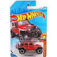 Hot Wheels 2018 50th Anniversary Hot Trucks '17 Jeep Wrangler 84/365, Red