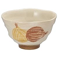 Mino Ware Lightweight Rice Bowl, Earth, Onion 130-1005