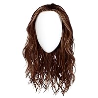 Raquel Welch Selfie Mode Wig with Long Wavy Layers, Memory Cap lll and Lace Front, Average Cap Size, RL5/27 Ginger Brown