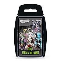 Top Trumps DC Comics Supervillains Special Card Game, play with Gotham’s iconic baddies from The Joker, Darkseid, Brainiac to Killer Frost and Harley Quinn, gift and toy for boys and girls aged 6+