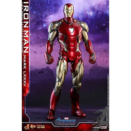 Hot Toys Marvel: Avengers Endgame - Iron Man Mark LXXXV 1:6 Scale Figures, Multicolor, HT904599