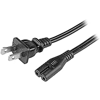 StarTech.com 10ft (3m) Laptop Power Cord, NEMA 1-15P to C7, 10A 125V, 18AWG, Laptop Replacement Cord, Printer Power Cable, Laptop Charger Cord, Laptop Power Brick Cord - UL Listed (PXT101NB10)