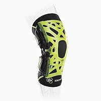 DonJoy Performance WEBTECH Knee Support Brace with Compression Undersleeve: Slime Green, Large
