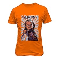 New Graphic Horror Movie Chucky Novelty Tee Childs Play Men's T-Shirt