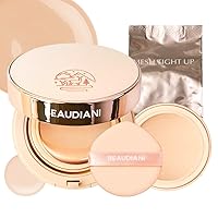 Mesh Tight up Cushion foundation 02 + Refile 02, Light Beige, Cushion foundation Korea, Natural coverage, glowing, dewy makeup, flawless coverage, 24hr long lasting, All skin type, cream foundation