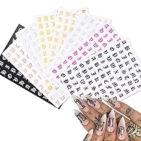 16 Sheet Nail Art Stickers Decals, Luxury Diamond Design 3D Gold  Holographic Nail Self-Adhesive Decals Customized Metallic Nail Stickers for  Women