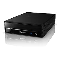 PIONEER External Blu-ray Drive BDR-X13U-S Excellent Reliability & Stability 16x BD-R Writing Speed USB 3.2 Gen1 / 2.0 BD/DVD/CD Writer with PureRead 4+ Realtime PureRead X13U-S-USONLY-Model