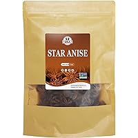 52USA Star Anise, 4oz, NON-GMO Verified Whole Chinese Star Anise Pods, Dried Anise Star Spice (Regular 4 Ounce)