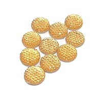 Homeford Round Self Adhesive Diamond Cluster Gems, 12mm, 10-Count (Gold)
